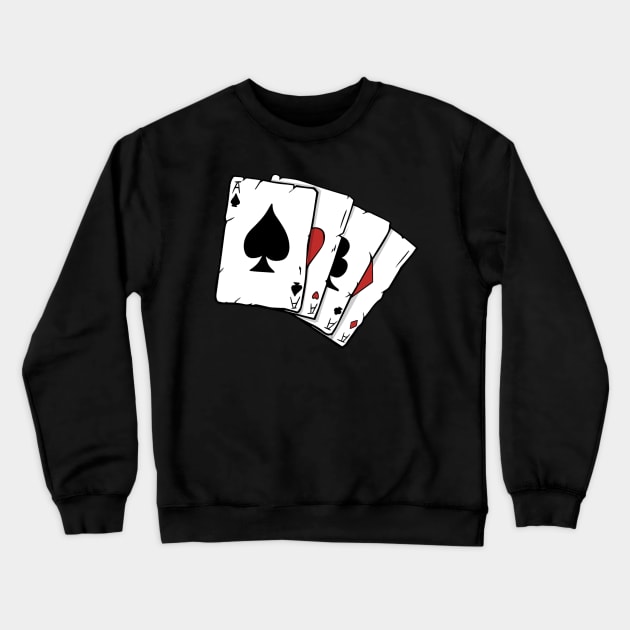 poker Crewneck Sweatshirt by ORIGINALONE